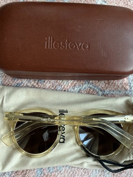Garrett Leight Clune Sunglasses in Champagne main image 6